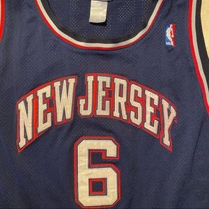 Kenyon Martin Rare Vintage Nets Stitched Jersey